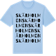 Blue Soul t-shirt med Skärholmen ordlek t-shirt