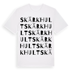 Skärkhult ordlek t-shirt – ekologisk bomull t-shirt från Pinshirt