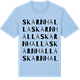 Blue Soul t-shirt med Skarnhalla ordlek t-shirt