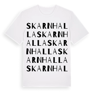 Skarnhalla ordlek t-shirt – ekologisk bomull t-shirt från Pinshirt