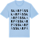 Blue Soul t-shirt med Skarpås ordlek t-shirt