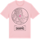 Pink Cotton t-shirt med Skarpås t-shirt
