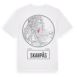 Skarpås t-shirt – ekologisk bomull t-shirt från Pinshirt