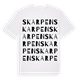 Skarpen ordlek t-shirt
