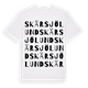 Skärsjölund ordlek t-shirt