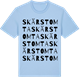 Blue Soul t-shirt med Skärstomta ordlek t-shirt