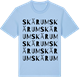 Blue Soul t-shirt med Skärum ordlek t-shirt