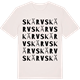 Vintage White t-shirt med Skärv ordlek t-shirt