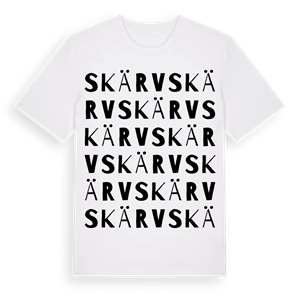 Skärv ordlek t-shirt – ekologisk bomull t-shirt från Pinshirt