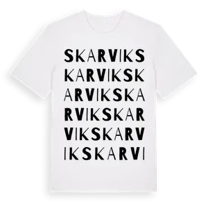 Skarvik ordlek t-shirt – ekologisk bomull t-shirt från Pinshirt