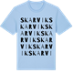 Blue Soul t-shirt med Skarvik ordlek t-shirt