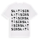 Skatåsen ordlek t-shirt