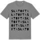 Mid Heather Gray t-shirt med Skatofta ordlek t-shirt