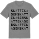 Mid Heather Gray t-shirt med Skattekasen ordlek t-shirt