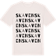Vintage White t-shirt med Skaven ordlek t-shirt