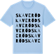 Blue Soul t-shirt med Skaveröd ordlek t-shirt