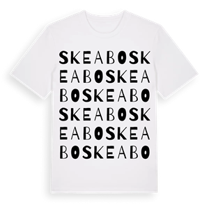 Skeabo ordlek t-shirt – ekologisk bomull t-shirt från Pinshirt