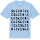 Blue Soul t-shirt med Skebräcke ordlek t-shirt