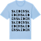 Blue Soul t-shirt med Skeden ordlek t-shirt