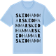 Blue Soul t-shirt med Skedhammar ordlek t-shirt