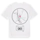 White t-shirt med Skee t-shirt