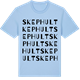 Blue Soul t-shirt med Skephult ordlek t-shirt