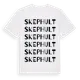 White t-shirt med Skephult ordlek t-shirt