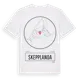 White t-shirt med Skepplanda t-shirt