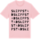 Pink Cotton t-shirt med Skeppstad ordlek t-shirt