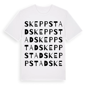 Skeppstad ordlek t-shirt – ekologisk bomull t-shirt från Pinshirt
