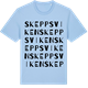 Blue Soul t-shirt med Skeppsviken ordlek t-shirt