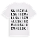 Skibevall ordlek t-shirt