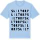 Blue Soul t-shirt med Skiltorp ordlek t-shirt