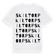 Skiltorp ordlek t-shirt