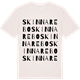 Vintage White t-shirt med Skinnarebo ordlek t-shirt