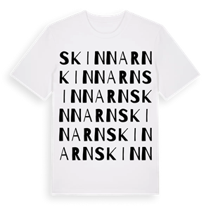 Skinnarn ordlek t-shirt – ekologisk bomull t-shirt från Pinshirt