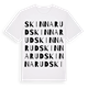 Skinnarud ordlek t-shirt