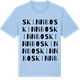 Blue Soul t-shirt med Skinnbo ordlek t-shirt