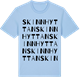 Blue Soul t-shirt med Skinnhyttan ordlek t-shirt