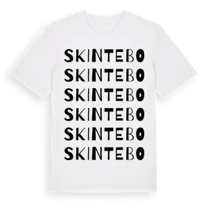 Skintebo ordlek t-shirt – ekologisk bomull t-shirt från Pinshirt