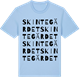 Blue Soul t-shirt med Skintegärdet ordlek t-shirt