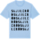 Blue Soul t-shirt med Skjuleröd ordlek t-shirt