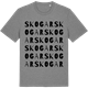 Mid Heather Gray t-shirt med Skogar ordlek t-shirt
