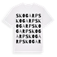 Skogarp ordlek t-shirt