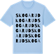 Blue Soul t-shirt med Skogarud ordlek t-shirt