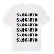 White t-shirt med Skogaryd ordlek t-shirt