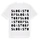 Skogastorp ordlek t-shirt