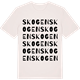 Vintage White t-shirt med Skogen ordlek t-shirt