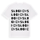 Skoghem ordlek t-shirt