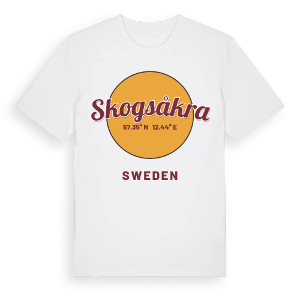 Skogsåkra cirkel t-shirt – ekologisk bomull t-shirt från Pinshirt